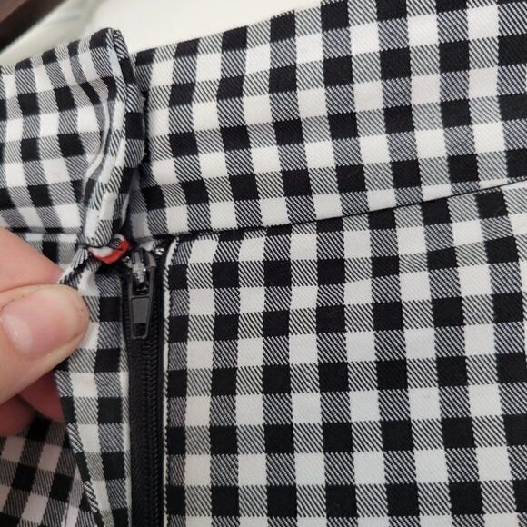 Donna RICCO CHECKERED ANKLE/CROPPED PANTS SIZE 8‎ - Picture 4 of 12